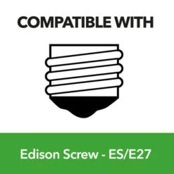 Dunelm 4 Watt ST64 ES LED Crackle Bulb -Home Lighting 1000158629 alt09