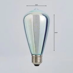 Dunelm 4 Watt ST64 ES LED 3D Effect Bulb 6 Dunelm 4 Watt ST64 ES LED 3D Effect Bulb -Home Lighting 1000158631 alt04