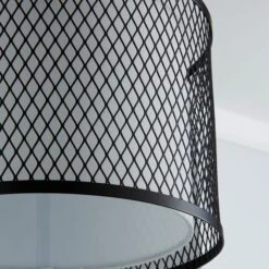 Dunelm Palle Mesh Black Easy Fit Pendant -Home Lighting 1000158674 alt02
