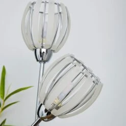 Dunelm Rosa 2 Arm Chrome Table Lamp -Home Lighting 1000158699 alt03