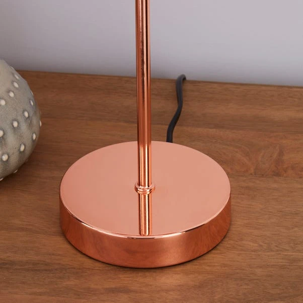 Dunelm Jaz Fringe Pink Table Lamp 4 Dunelm Jaz Fringe Pink Table Lamp - Image 4