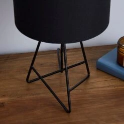 Dunelm Mini Hester Black Table Lamp 8 Dunelm Mini Hester Black Table Lamp -Home Lighting 1000158710 alt02