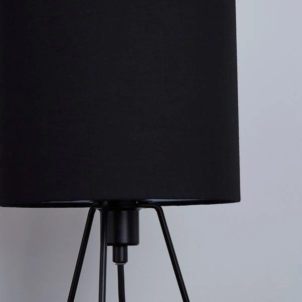 Dunelm Mini Hester Black Table Lamp 4 Dunelm Mini Hester Black Table Lamp - Image 4
