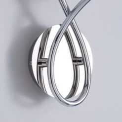 Dunelm Grace 2 Light Chrome Wall Light -Home Lighting 1000158745 alt03