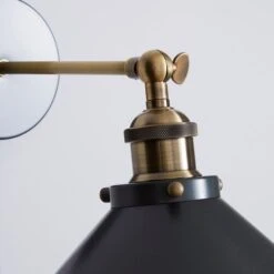 Dunelm Logan Grey Industrial Easy Fit Plug In Wall Light -Home Lighting 1000158760 alt02