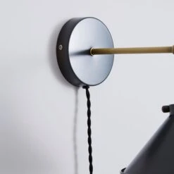 Dunelm Logan Grey Industrial Easy Fit Plug In Wall Light -Home Lighting 1000158760 alt03