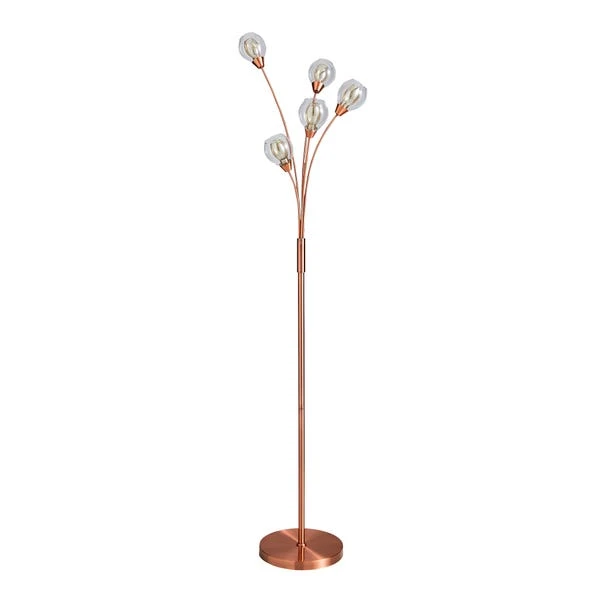 Dunelm Eden 5 Light Floor Lamp Copper 5 Dunelm Eden 5 Light Floor Lamp Copper - Image 5