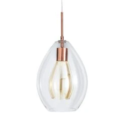Dunelm Eden Pendant Ceiling Fitting Copper 10 Dunelm Eden Pendant Ceiling Fitting Copper -Home Lighting 1000165065 alt04