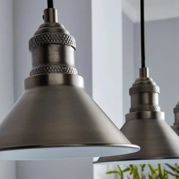 Dunelm Ellis 3 Light Mesh Ceiling Fitting Black 3 Dunelm Ellis 3 Light Mesh Ceiling Fitting Black - Image 3