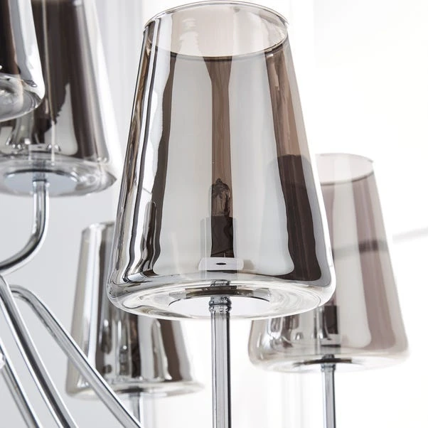 Dunelm Alister 9 Light Glass Ceiling Fitting 3 Dunelm Alister 9 Light Glass Ceiling Fitting - Image 3