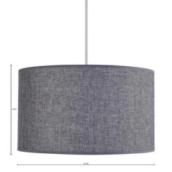 Dunelm Carrie 40cm Drum Shade -Home Lighting 1000169119 alt07