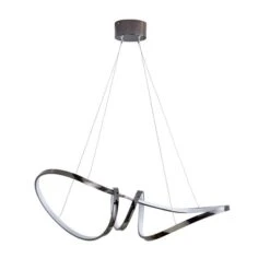 Dunelm Easton Dark Chrome LED Fitting -Home Lighting 1000169136 alt04