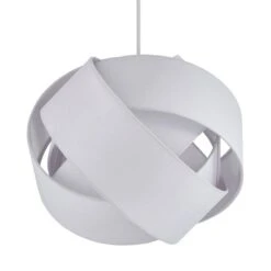 Elements Harley White Pendant Shade -Home Lighting 1000169163 alt04