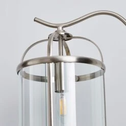 Dunelm Hurricane Satin Nickel Floor Lamp -Home Lighting 1000169168 alt02