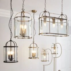 Dunelm Hurricane Satin Nickel Floor Lamp -Home Lighting 1000169168 alt05