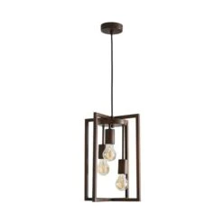 Dunelm London 3 Light Bronze Industrial Pendant Fitting 10 Dunelm London 3 Light Bronze Industrial Pendant Fitting -Home Lighting 1000169189 alt04