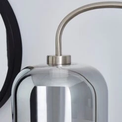 Dunelm Palazzo Smoked Glass Floor Lamp -Home Lighting 1000169213 alt02