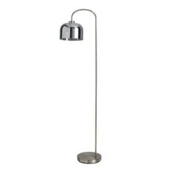 Dunelm Palazzo Smoked Glass Floor Lamp -Home Lighting 1000169213 alt04