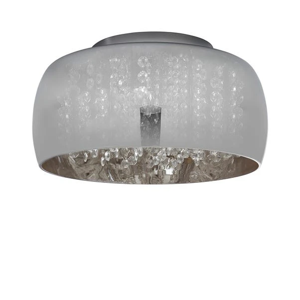 Dunelm Seychelles Smoked Flush Ceiling Fitting 5 Dunelm Seychelles Smoked Flush Ceiling Fitting - Image 5
