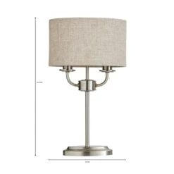 Dunelm Preston Oval Table Lamp -Home Lighting 1000169264 alt07