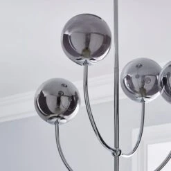 Dunelm Gigi Chrome Ceiling Fitting 8 Dunelm Gigi Chrome Ceiling Fitting -Home Lighting 1000180652 alt02