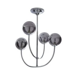 Dunelm Gigi Chrome Ceiling Fitting 10 Dunelm Gigi Chrome Ceiling Fitting -Home Lighting 1000180652 alt05