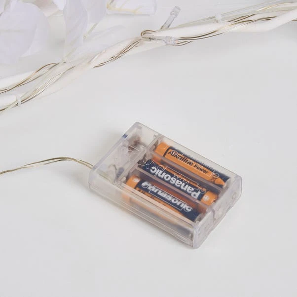 Dunelm White Eucalyptus Twig Light 4 Dunelm White Eucalyptus Twig Light - Image 4