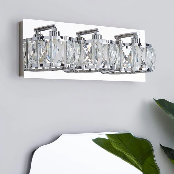 Dunelm Kylie Bathroom 3 Light Wall Light 2 Dunelm Kylie Bathroom 3 Light Wall Light - Image 2