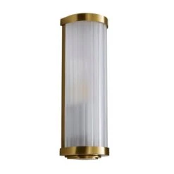 Dunelm Ripon Bathroom Wall Light Brushed Gold 9 Dunelm Ripon Bathroom Wall Light Brushed Gold -Home Lighting 1000182550 alt05