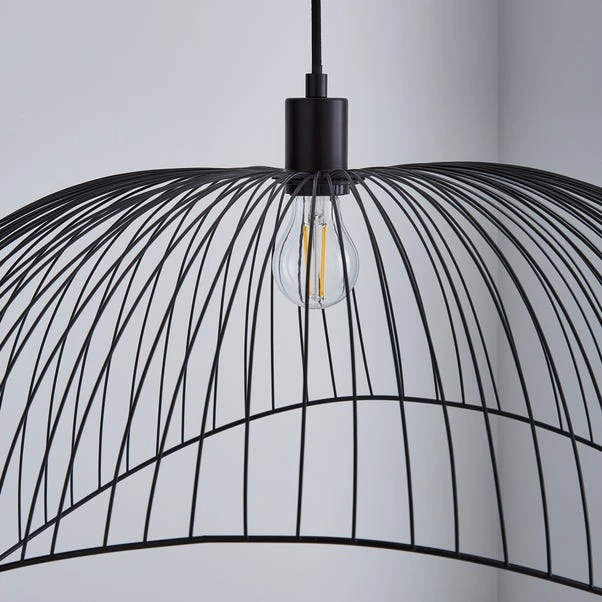 Elements Jaula 70cm Ceiling Fitting Black 3 Elements Jaula 70cm Ceiling Fitting Black - Image 3