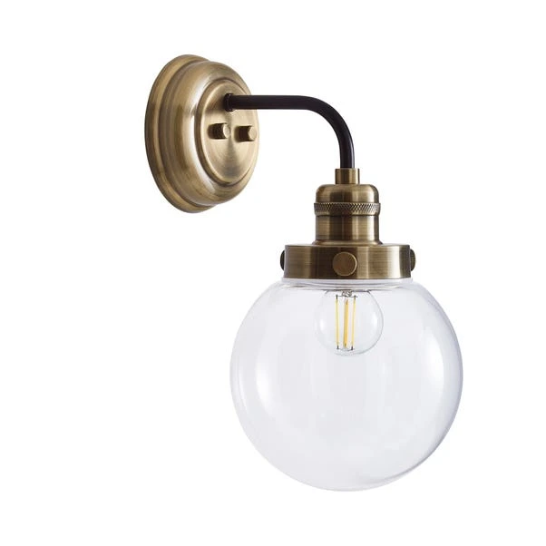 Dunelm Broden Bathroom Wall Light Ant Brass 5 Dunelm Broden Bathroom Wall Light Ant Brass - Image 5