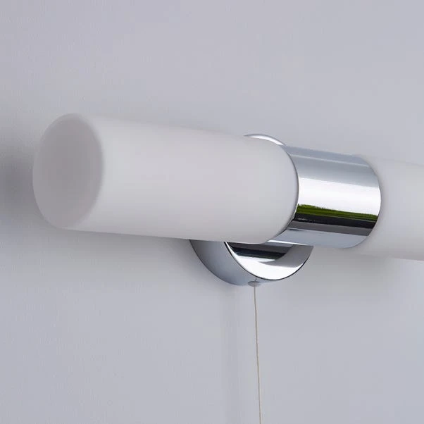 Dunelm Porto Bathroom 2 Light Wall Light Chrome 3 Dunelm Porto Bathroom 2 Light Wall Light Chrome - Image 3