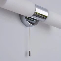 Dunelm Porto Bathroom 2 Light Wall Light Chrome 9 Dunelm Porto Bathroom 2 Light Wall Light Chrome -Home Lighting 1000182581 alt03