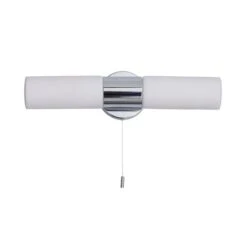 Dunelm Porto Bathroom 2 Light Wall Light Chrome 10 Dunelm Porto Bathroom 2 Light Wall Light Chrome -Home Lighting 1000182581 alt05