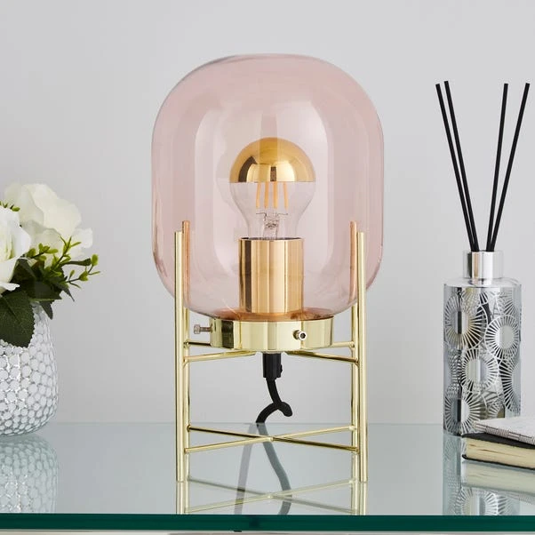 Elements Dayo Table Lamp Pink 2 Elements Dayo Table Lamp Pink - Image 2