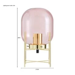 Elements Dayo Table Lamp Pink 10 Elements Dayo Table Lamp Pink -Home Lighting 1000182797 alt07