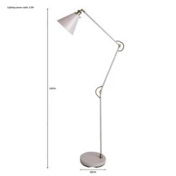 Dunelm Logan Task Floor Lamp -Home Lighting 1000182923 alt07