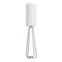 Dunelm Robyn Dual Lit Integrated LED Floor Lamp White -Home Lighting 1000182924 alt05