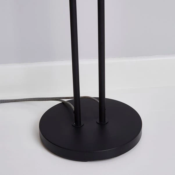 Dunelm Bradford Floor Lamp Matt Black 4 Dunelm Bradford Floor Lamp Matt Black - Image 4