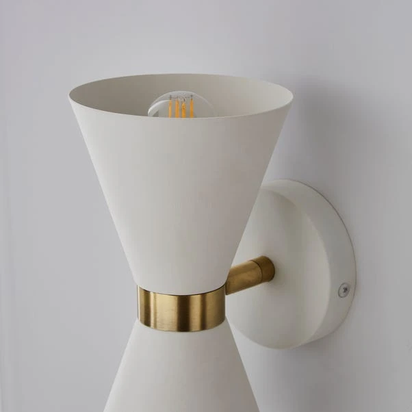 Dunelm Archie Retro Head Dual Lit Wall Light 3 Dunelm Archie Retro Head Dual Lit Wall Light - Image 3