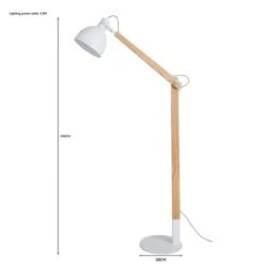 Dunelm Cleo Adjustable Floor Lamp -Home Lighting 1000183032 alt07