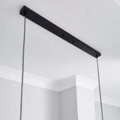Dunelm Bradford Ceiling Fitting Matt Black -Home Lighting 1000183035 alt03