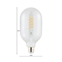 Status Haines Oval Filament Bulb Clear -Home Lighting 1000183070 alt07