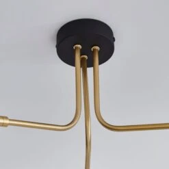 Dunelm Savona 3 Light Ceiling Fitting Black -Home Lighting 1000183099 alt03