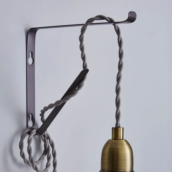 Dunelm Marsden Plug In Flex Set Pewter Industrial 4 Dunelm Marsden Plug In Flex Set Pewter Industrial - Image 4