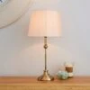 Dunelm Metal Ball Antique Brass Table Lamp