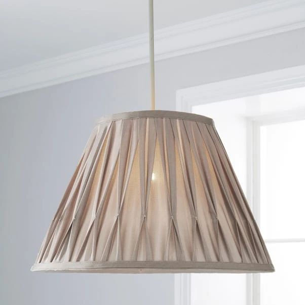 Dunelm Valerie Pleat Candle Lamp Shade 1 Dunelm Valerie Pleat Candle Lamp Shade