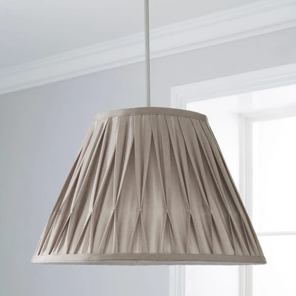 Dunelm Valerie Pleat Candle Lamp Shade 2 Dunelm Valerie Pleat Candle Lamp Shade - Image 2