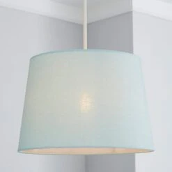 Dunelm Sara Tapered Lamp Shade 30cm Duck Egg