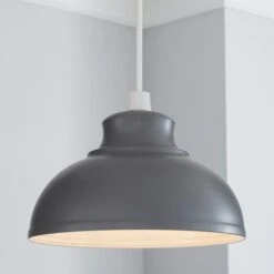 Dunelm Galley Grey Easy Fit Pendant